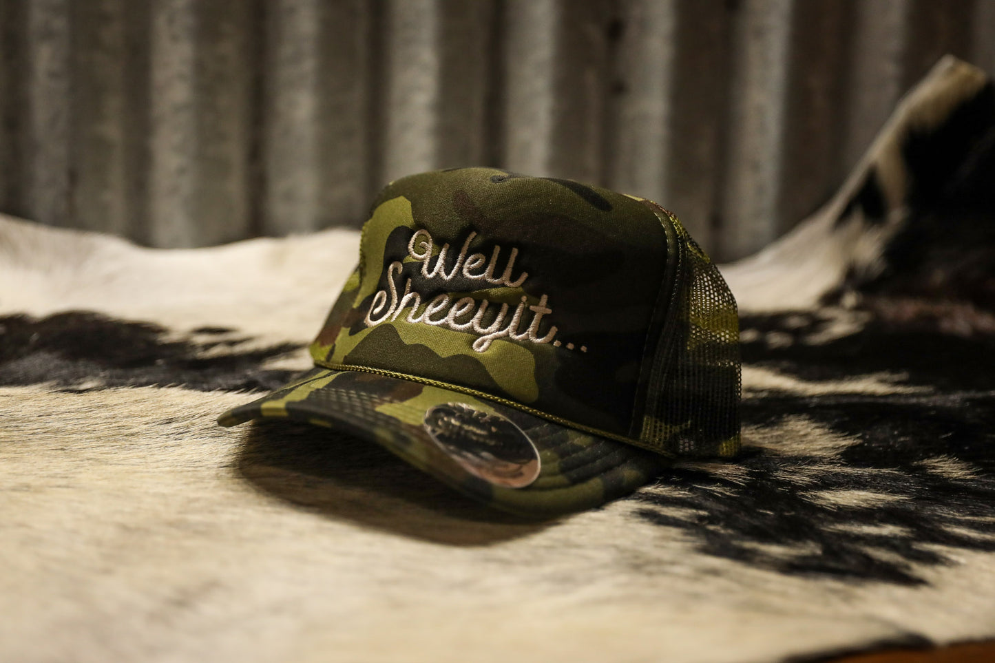 Well Sheeyit Embroidered Foam Hats