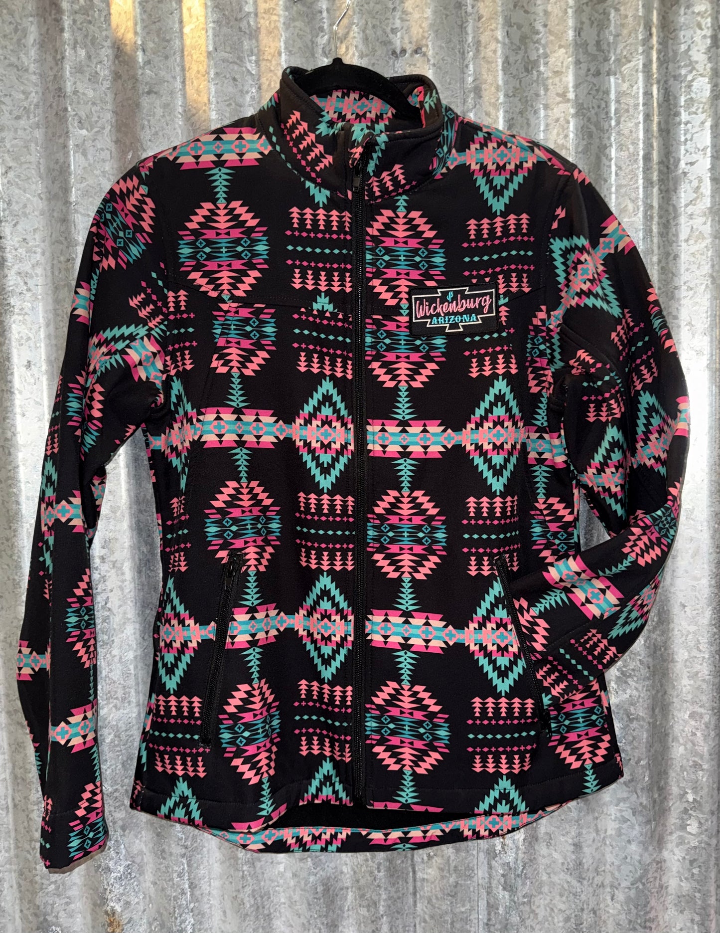 Creations In Thread Aztec Softshell Zip-Up Jacket