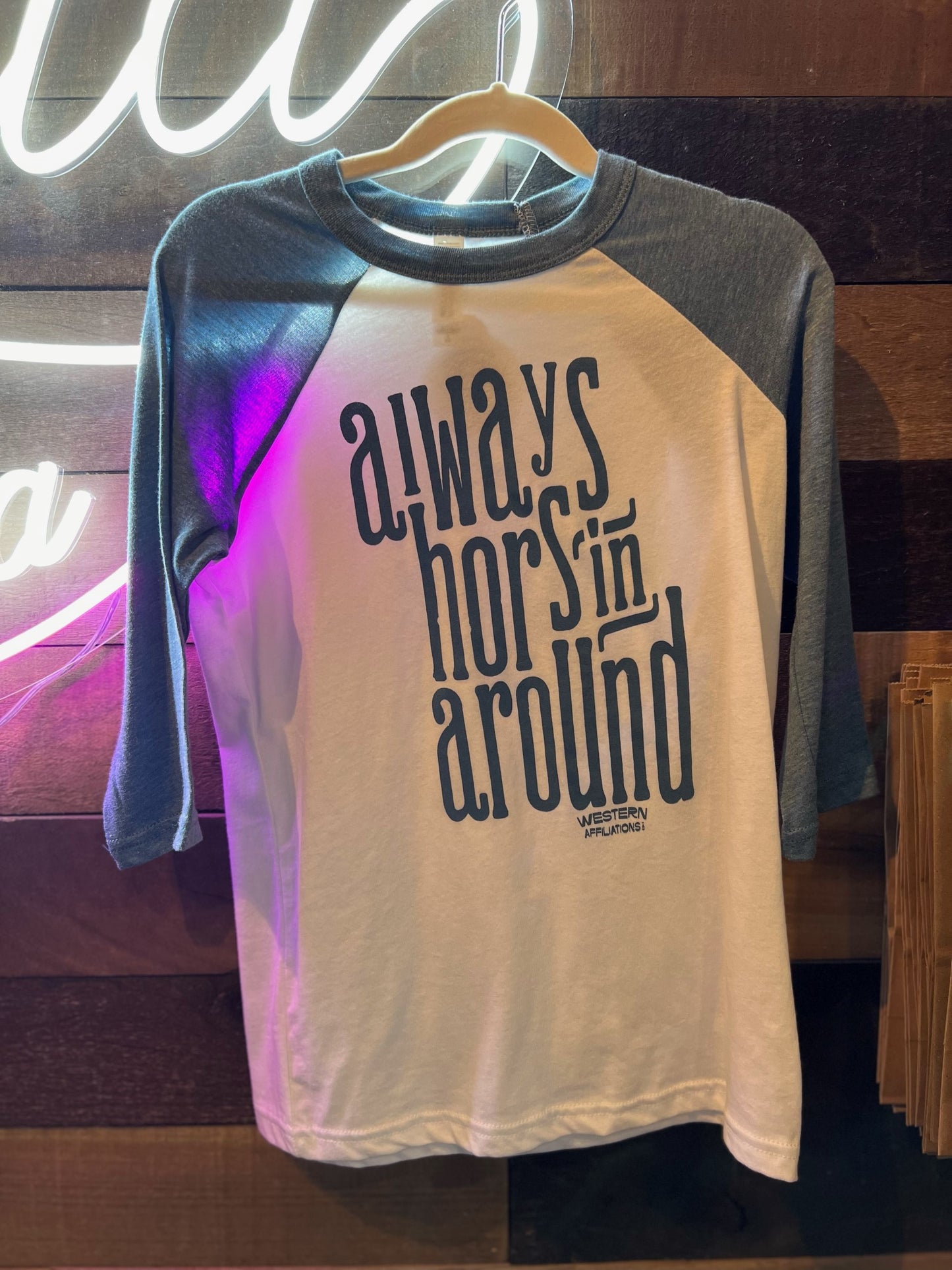 Always Horsin Around T-Shirt Kids