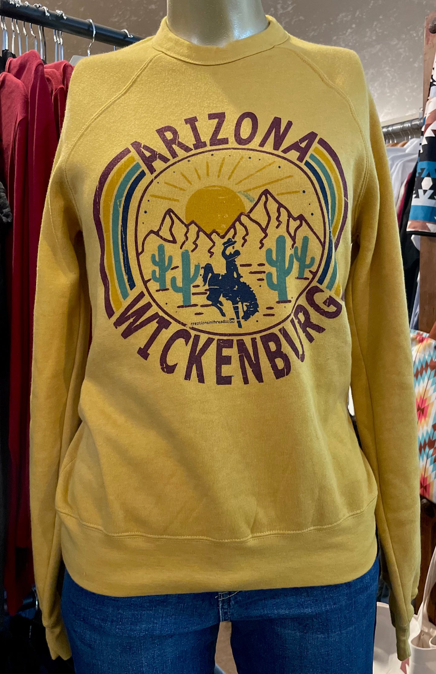 Rainbow Wickenburg Crewneck Sweatshirt