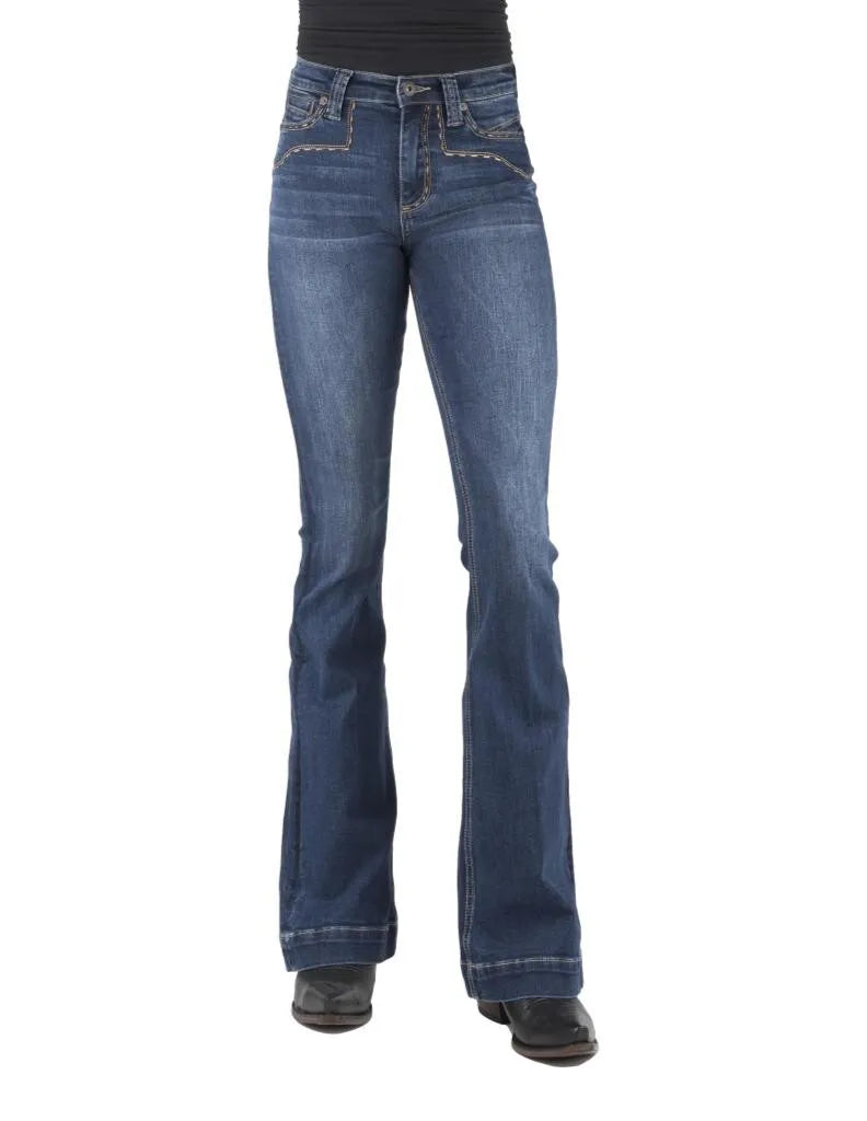 Stetson Dark-wash Flare Jeans