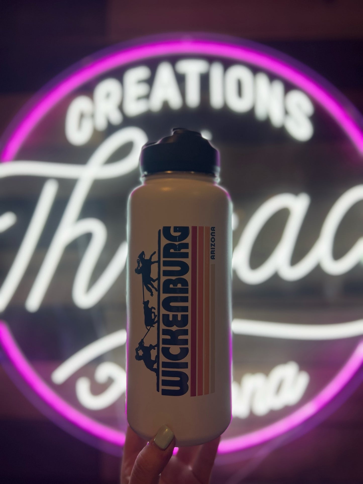 Team Roping Water Bottle