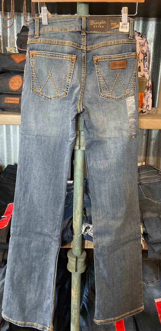 Wrangler Retro Mae Mid-Rise Boot-Cut Riding Jeans