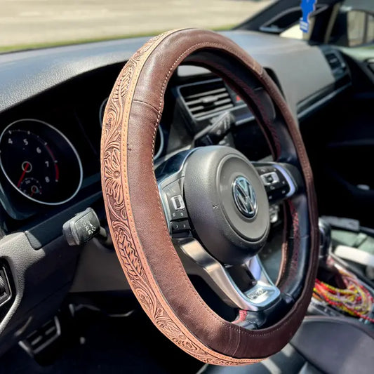 Leather Steering Wheel Covers
