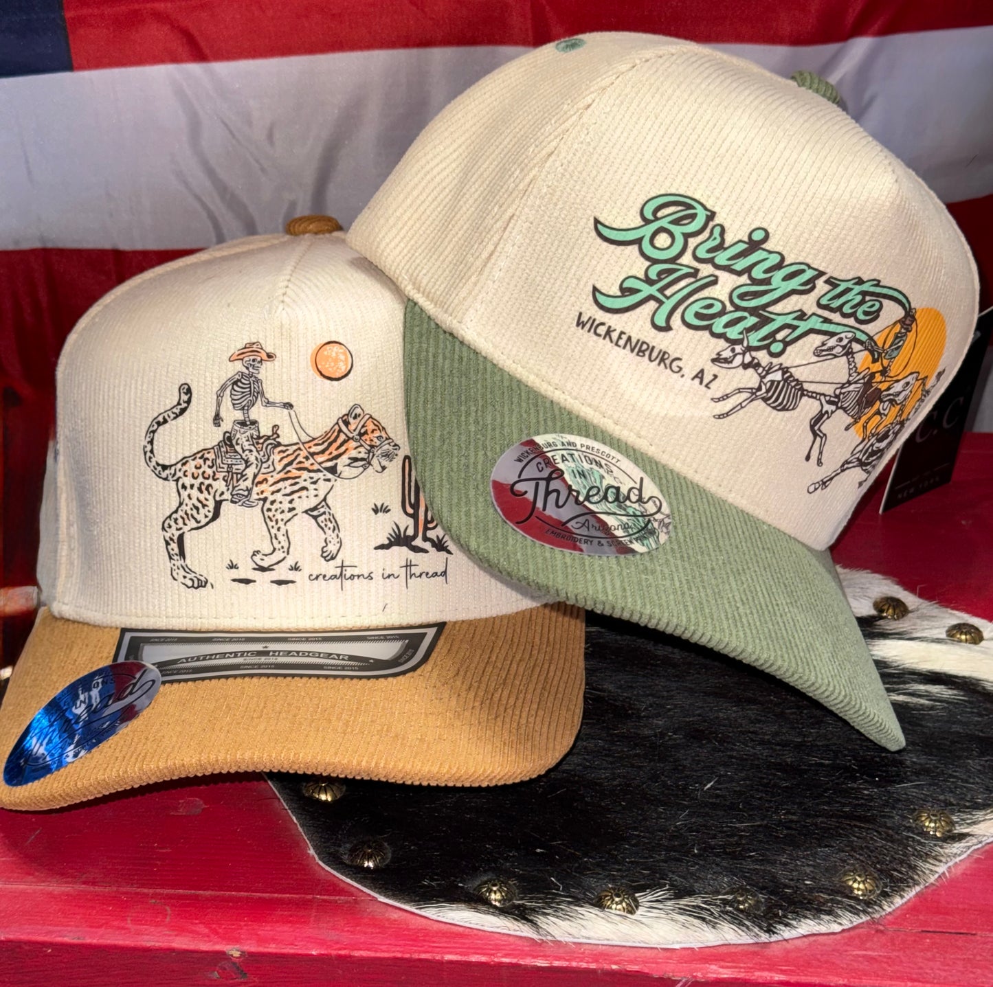 Heat Pressed Hats