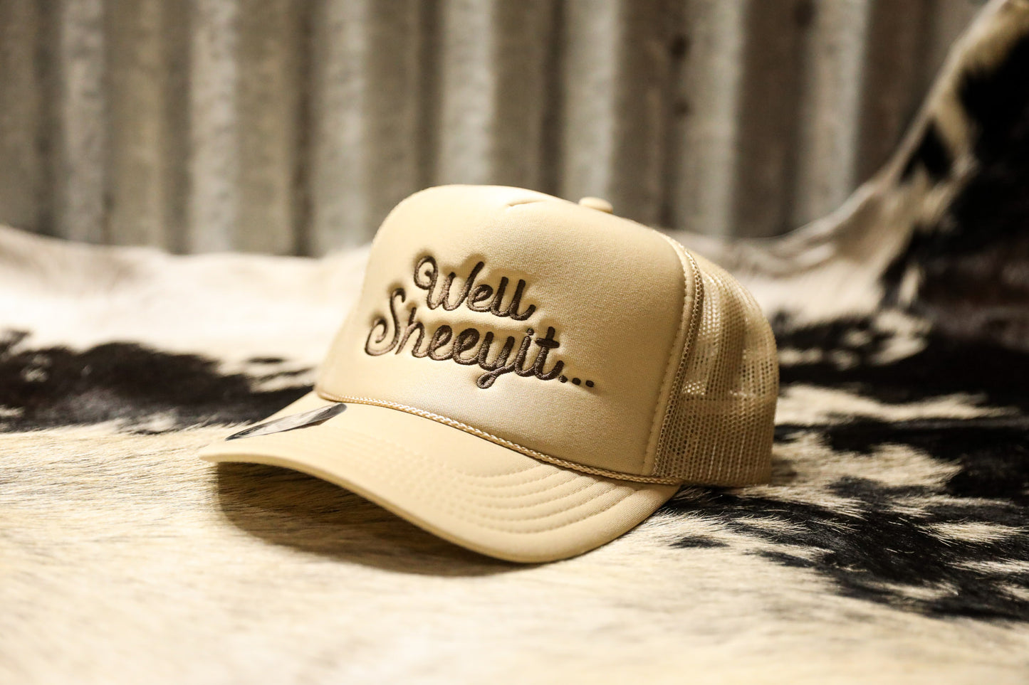 Well Sheeyit Embroidered Foam Hats