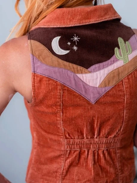 Classic Rock Couture Corduroy Vest