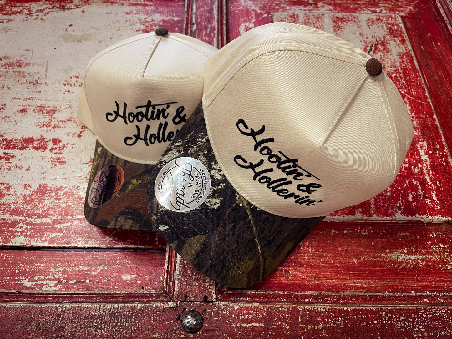 Hootin' & Hollerin' Embroidered Hats