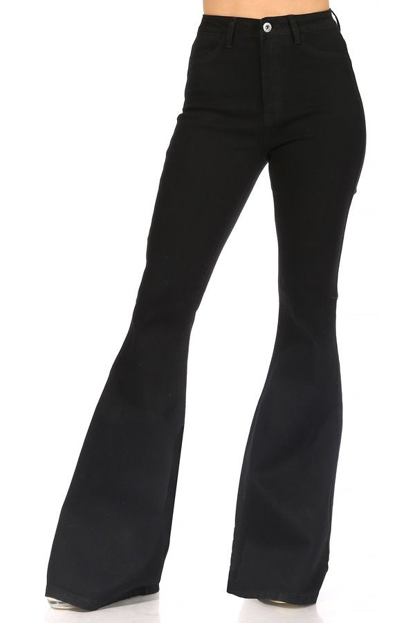 Buckoo Black Flare Jeans