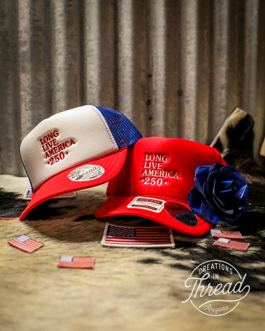 Long Live America 250 Embroidered Cap