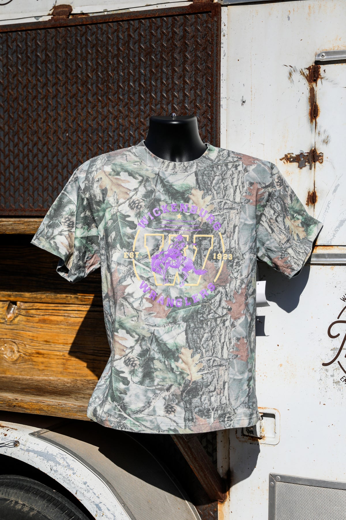 WHS Wranglers Camo T-shirt- Garage Band