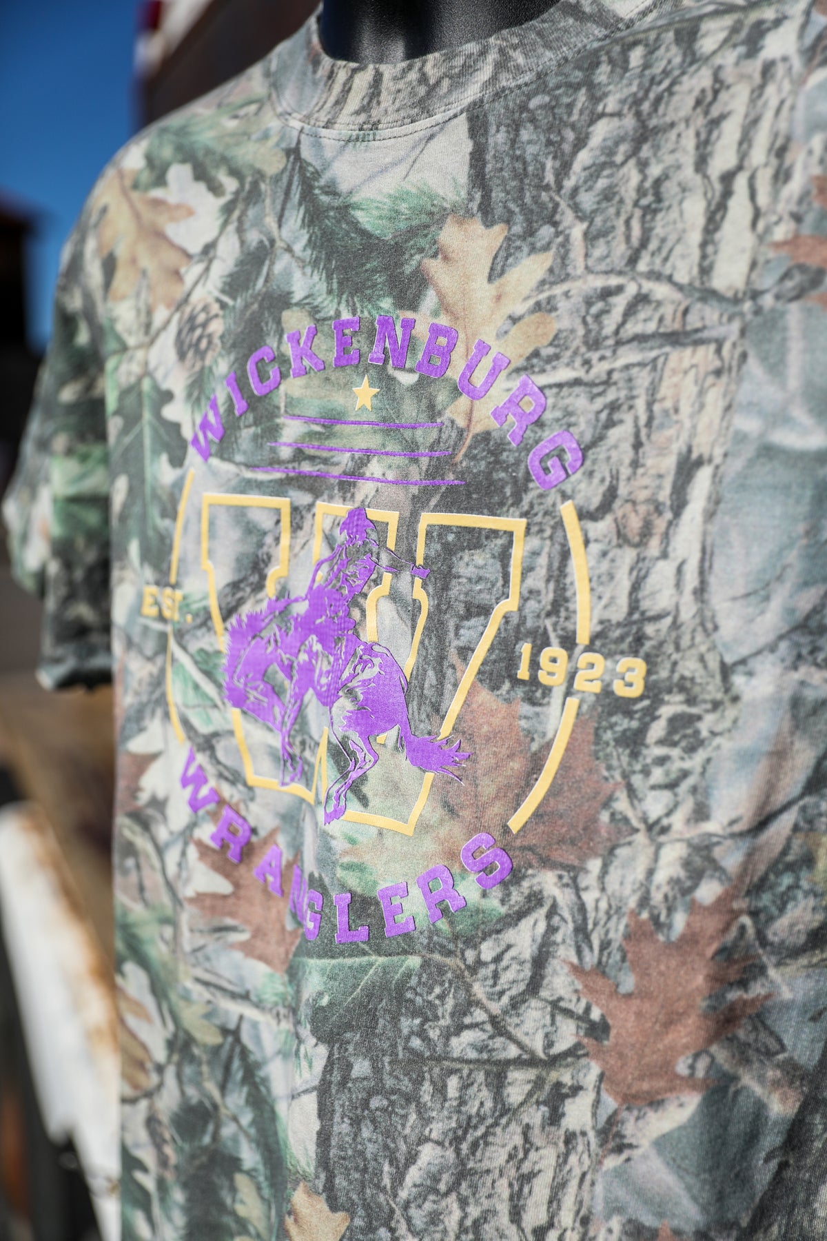 WHS Wranglers Camo T-shirt- Garage Band