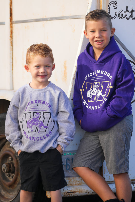 Youth WHS Wranglers Sweatshirts- Garage Band