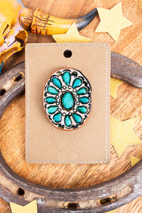 Leather Hat Pins