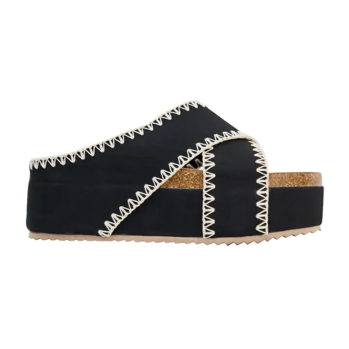 Nina Crisscross Platform Wedge