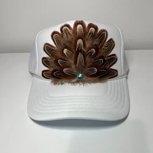 Feather Trucker Caps