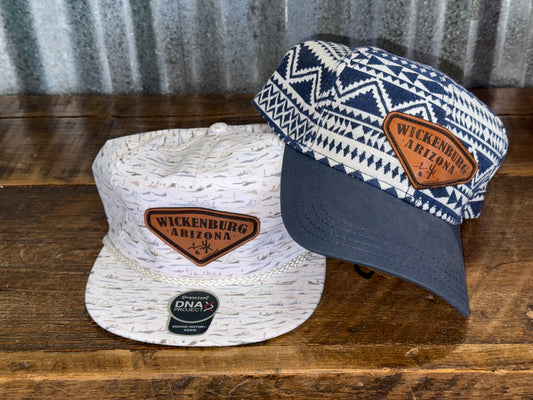 Leather Patch Caps