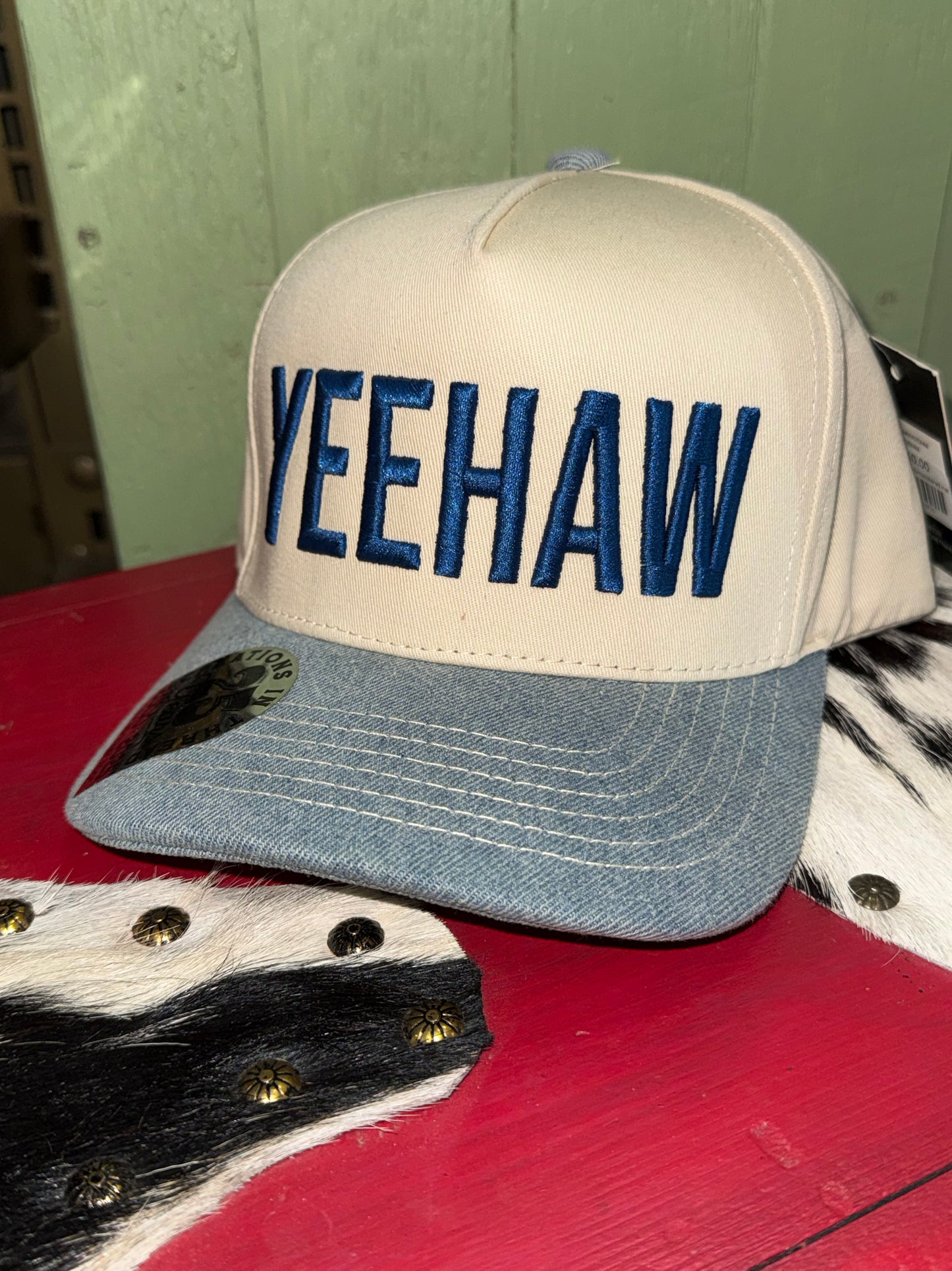 Yeehaw Puff Embroidered Hats