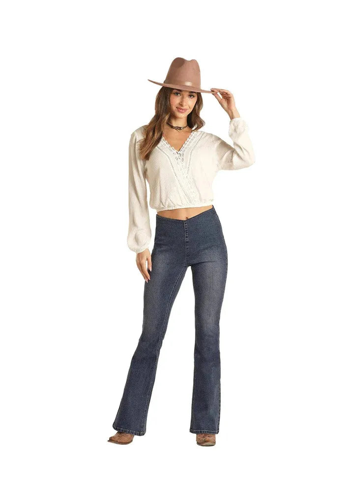Bargain Bell High-rise Flare Jeans