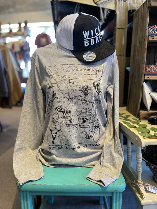 Map of the Cowboy T-shirt