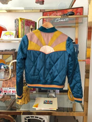 Peacock Rising Sun Bomber Jacket