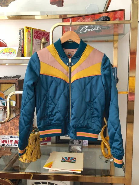Peacock Rising Sun Bomber Jacket