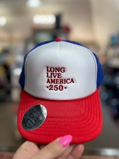 Long Live America 250 Embroidered Cap