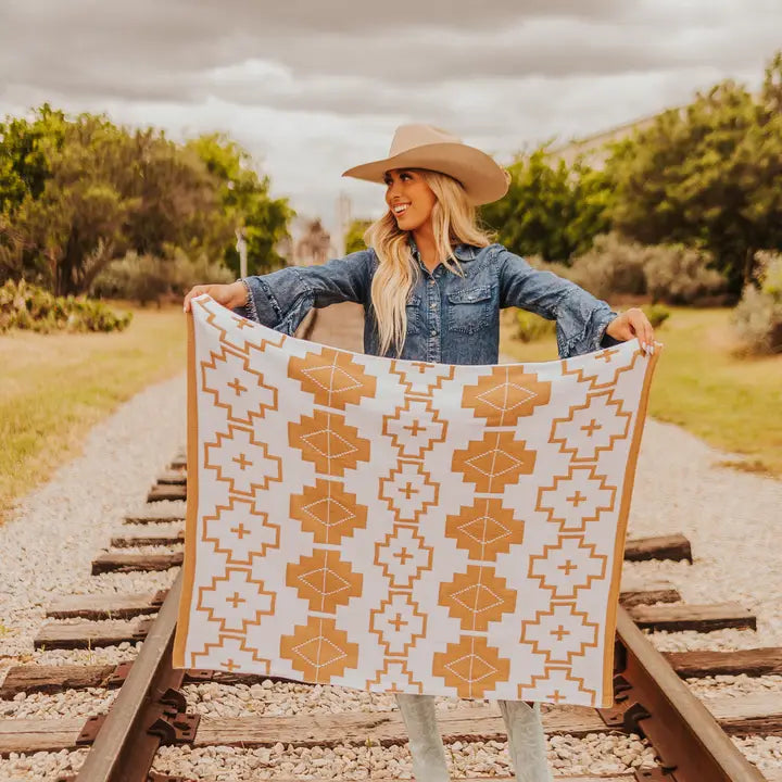 Western Grande Baby Blankets